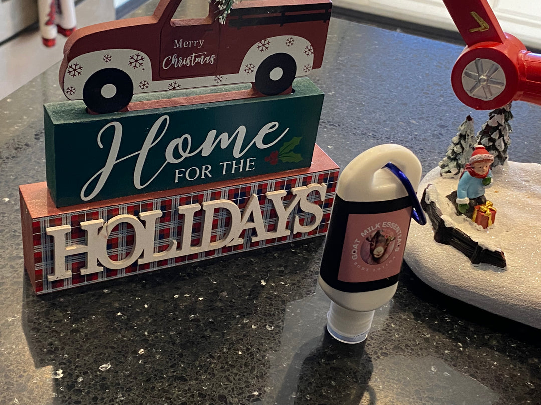 3.0oz purse or travel size Lotion: Apple Cinnamon, Black Raspberry Vanilla, Wild Cherry, Eucalyptus Spearmint, Oatmeal Milk and Honey. Call 702-274-6523 ask for Sandy when wanting a specific scent.
