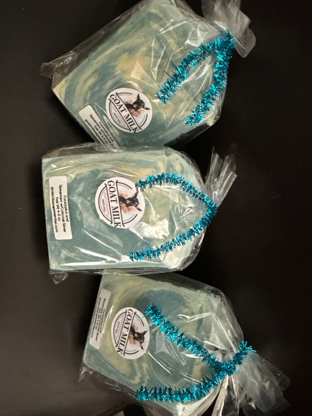 Colloidal Silver Eucalyptus Spearmint Goats Milk Soap