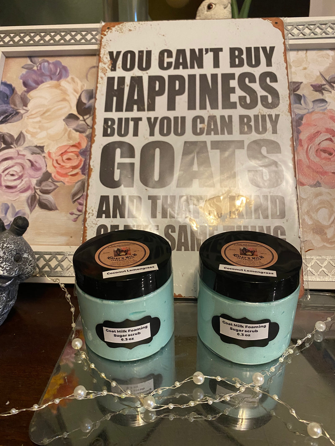 Coconut Lemongrass Goat Milk Foaming Sugar Scrub