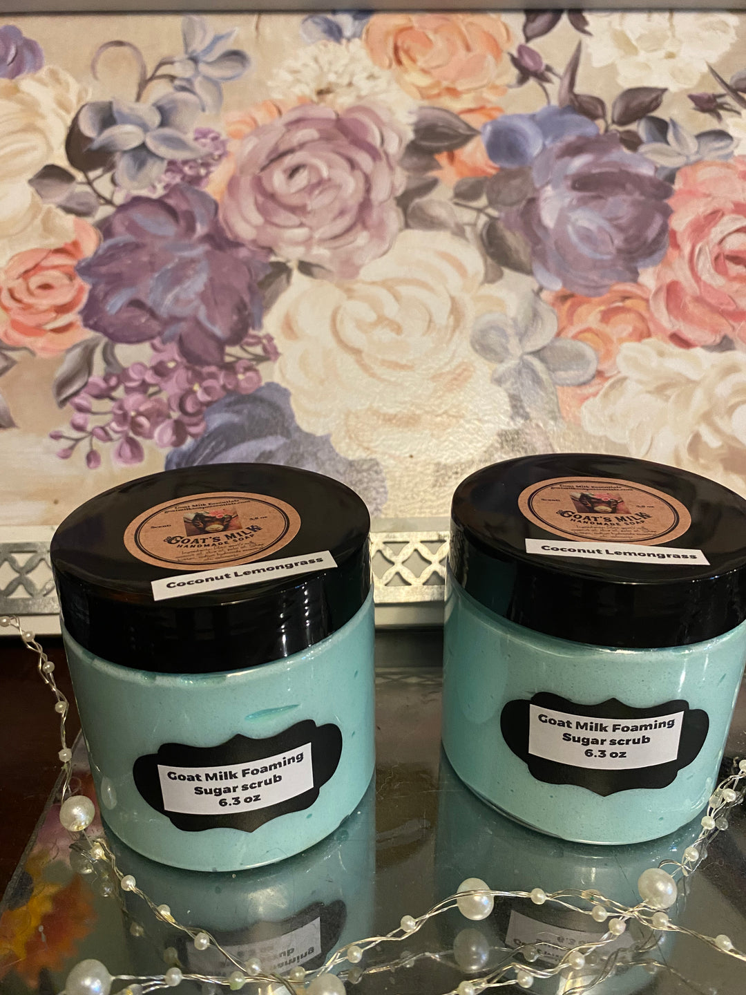 Coconut Lemongrass Goat Milk Foaming Sugar Scrub