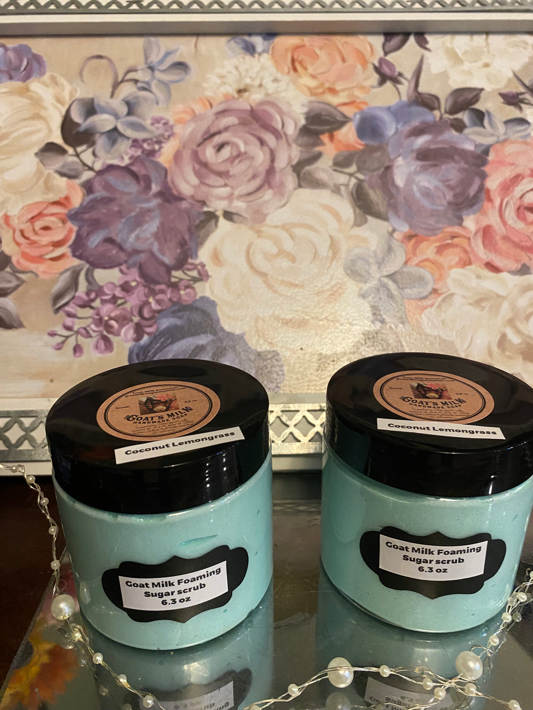 Coconut Lemongrass Goat Milk Foaming Sugar Scrub