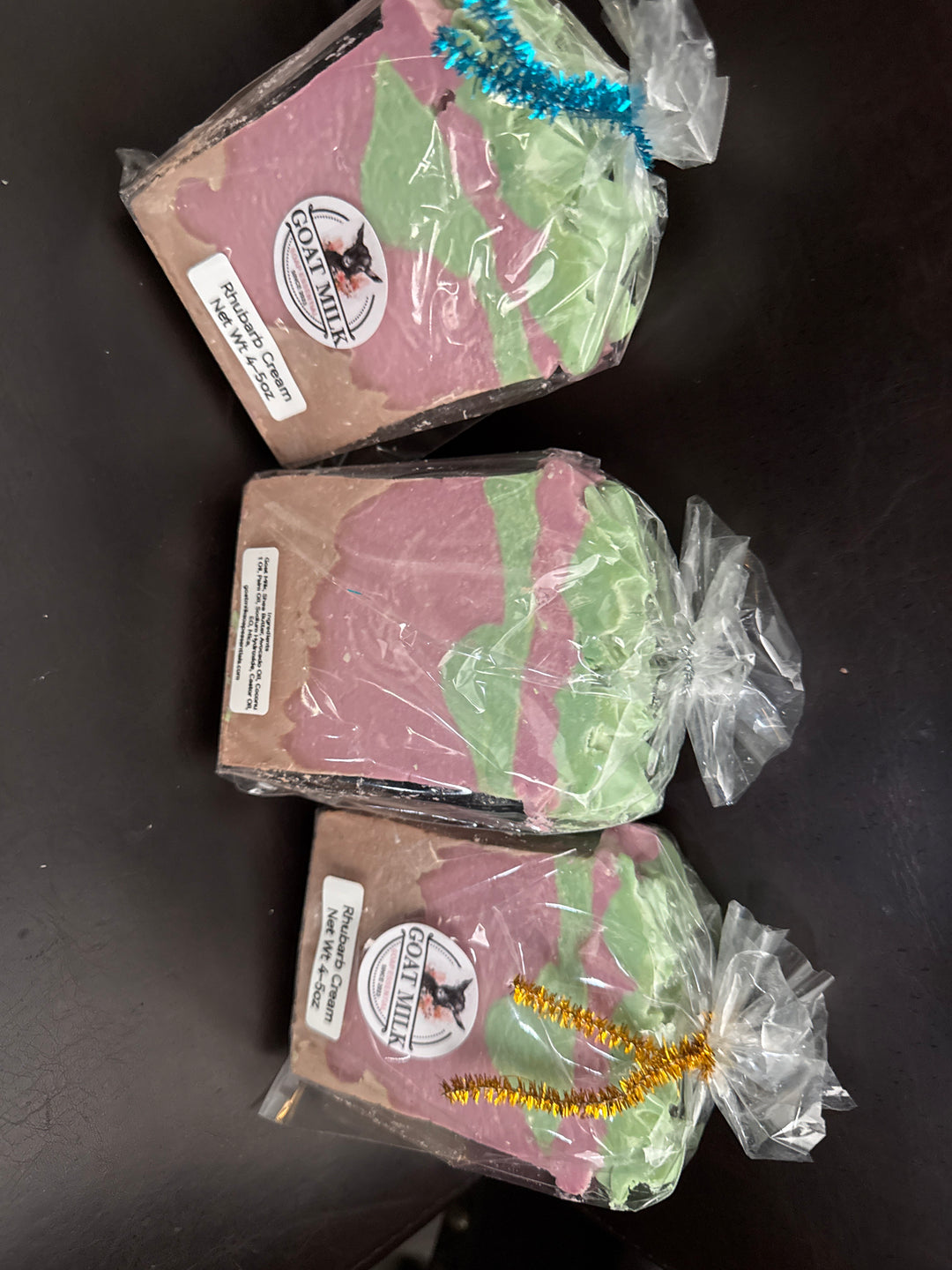 Rhubarb Coconut Cream Goat Milk Soap